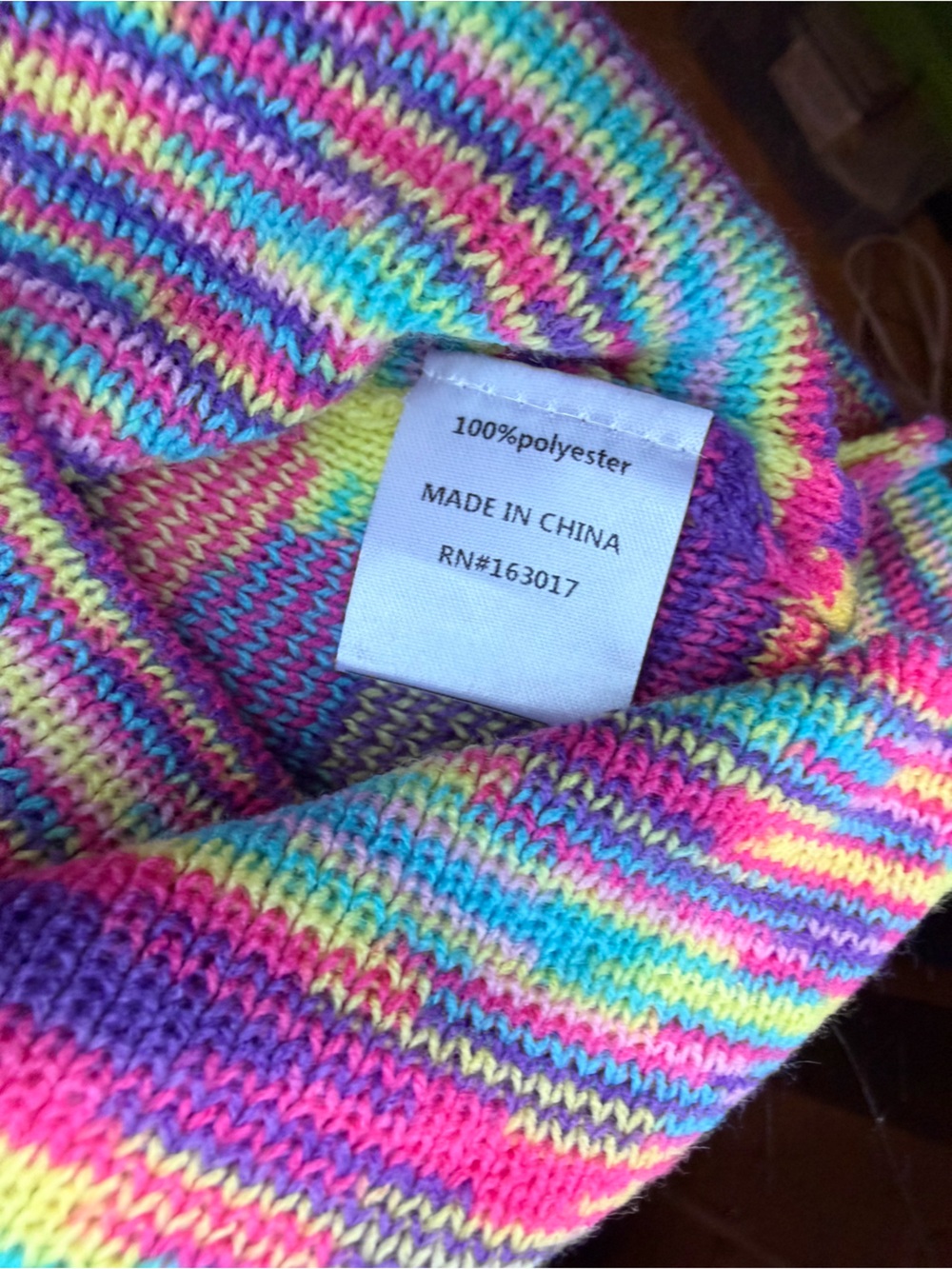 Princess Polly Elish Rainbow Knit Bodycon Mini Dress Size 2 NWT - Picture 9 of 9